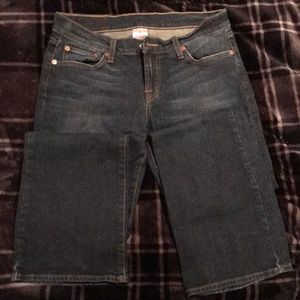 Lucky Brand Mid-rise Flare Dungarees